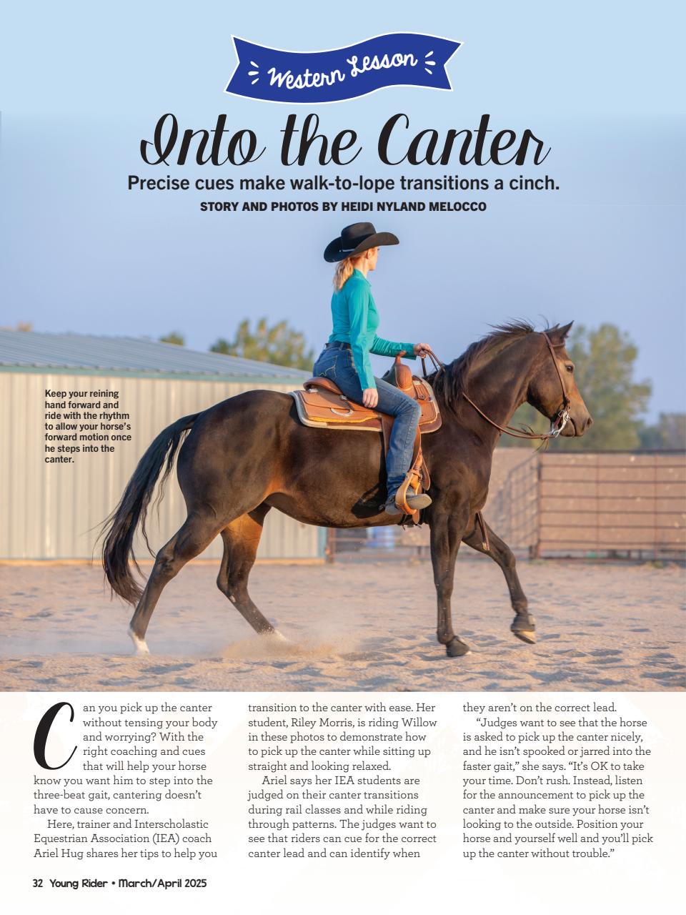 Young Rider Magazine Preview Pages