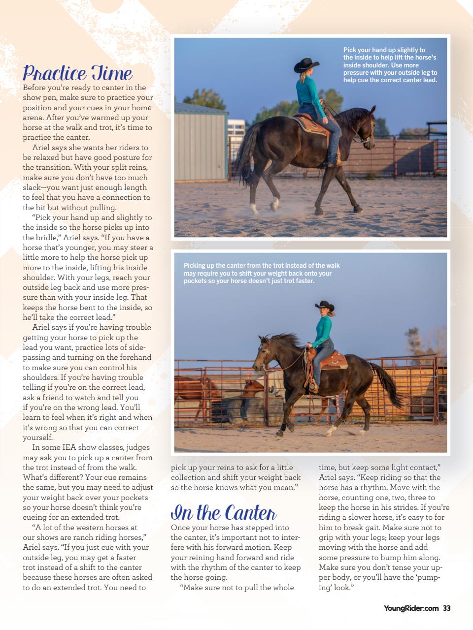Young Rider Magazine Preview Pages