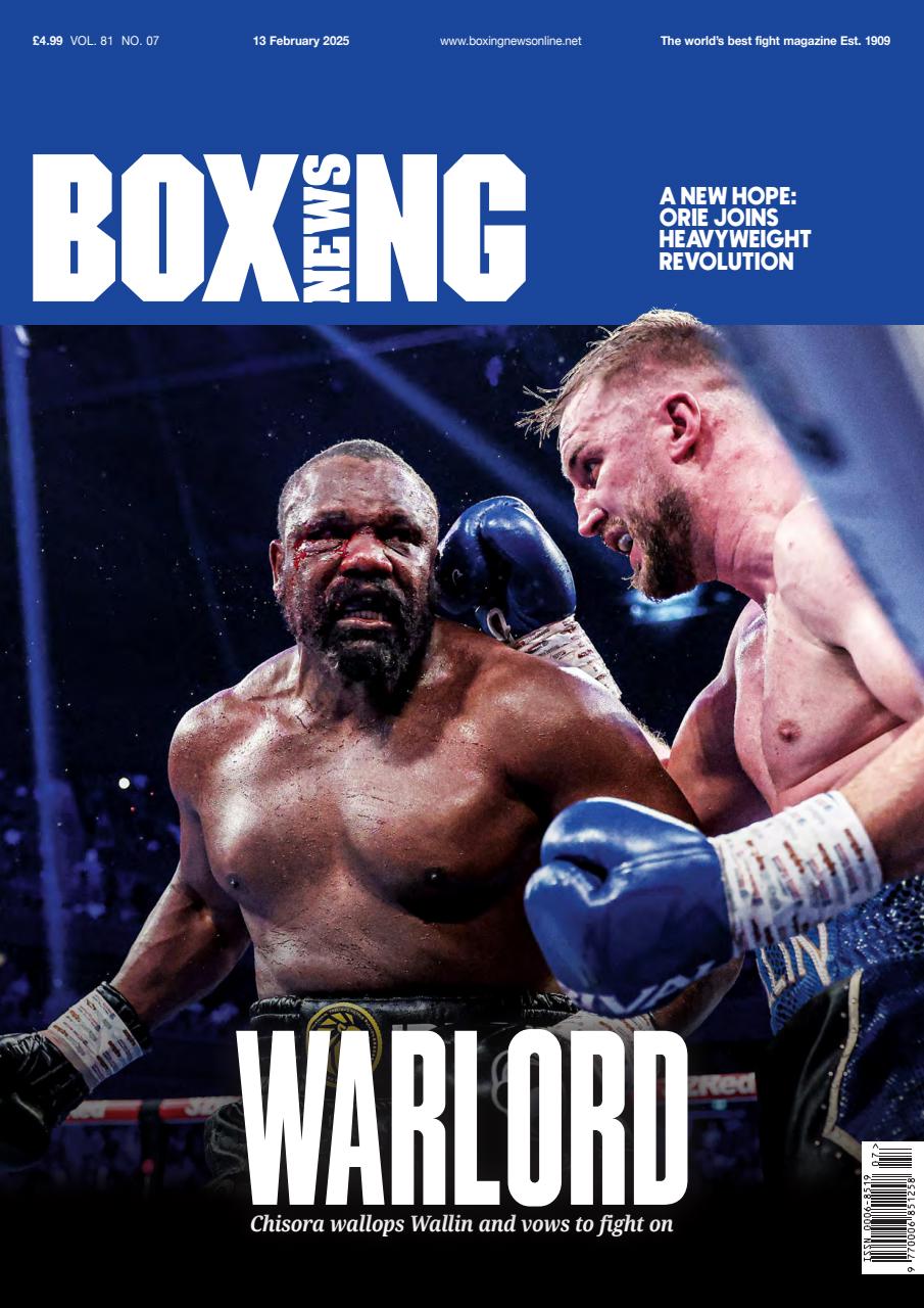 Boxing News Magazine Subscriptions and February 13 2025 Issue