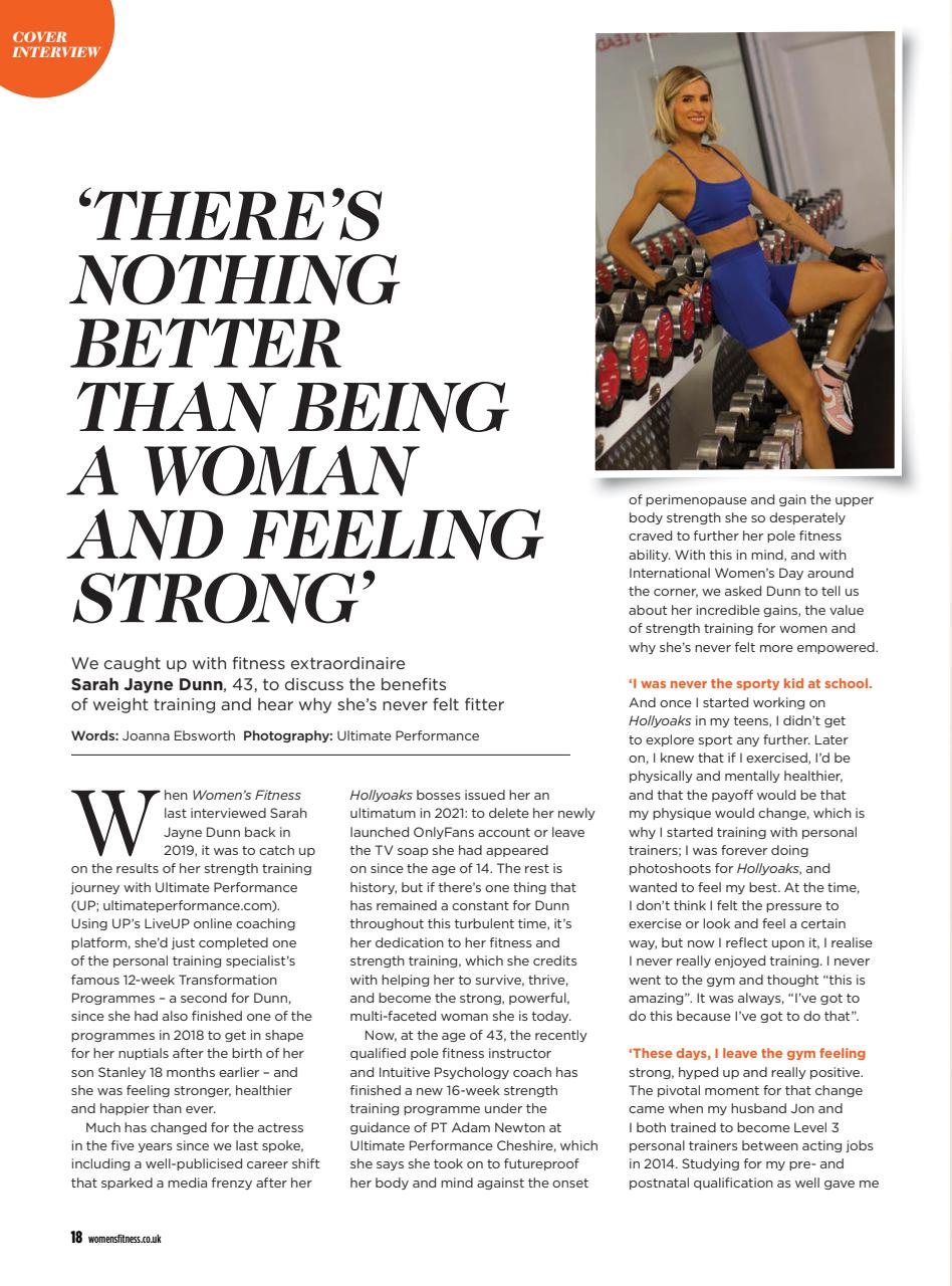 Women’s Fitness Preview Pages