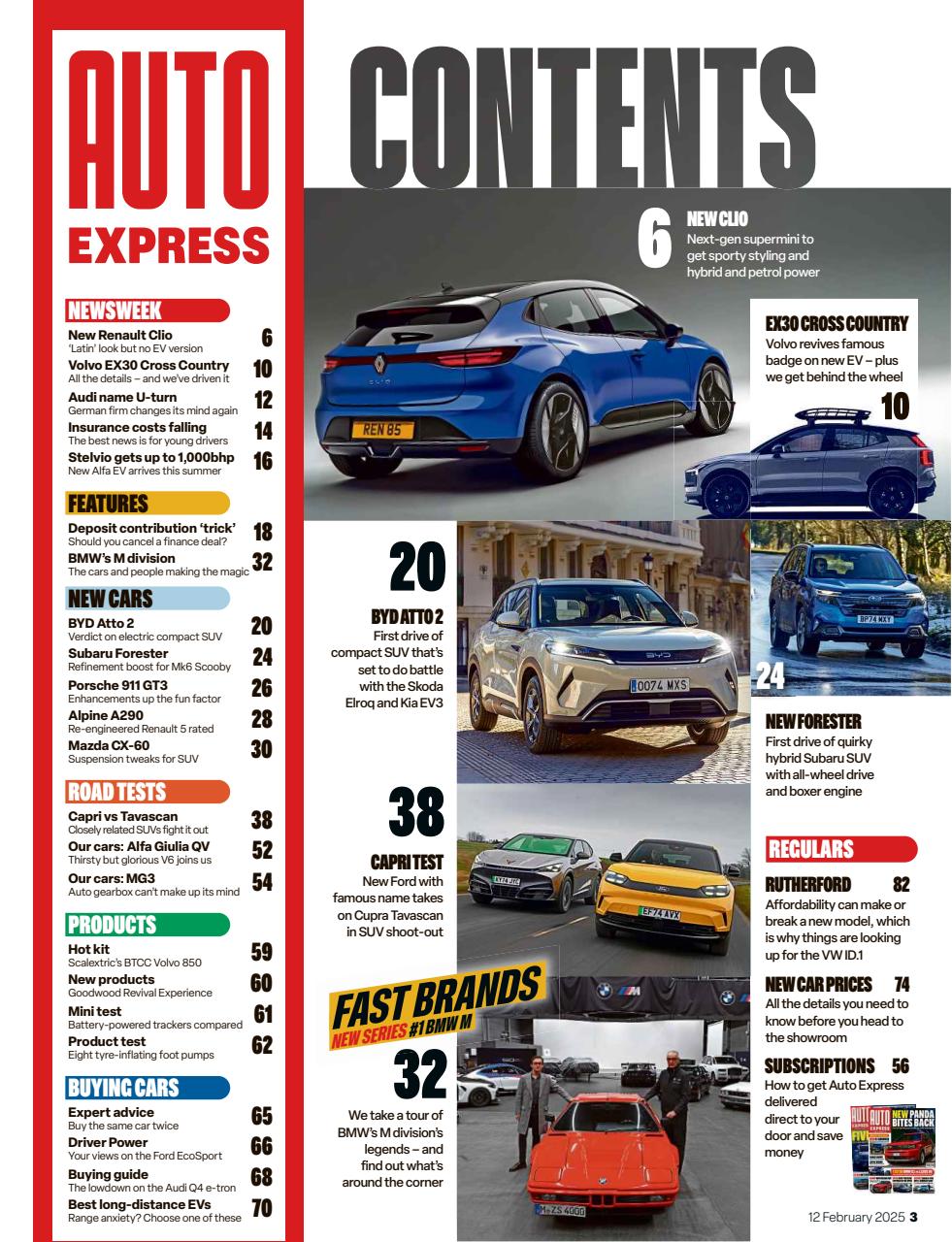 Auto Express Preview Pages