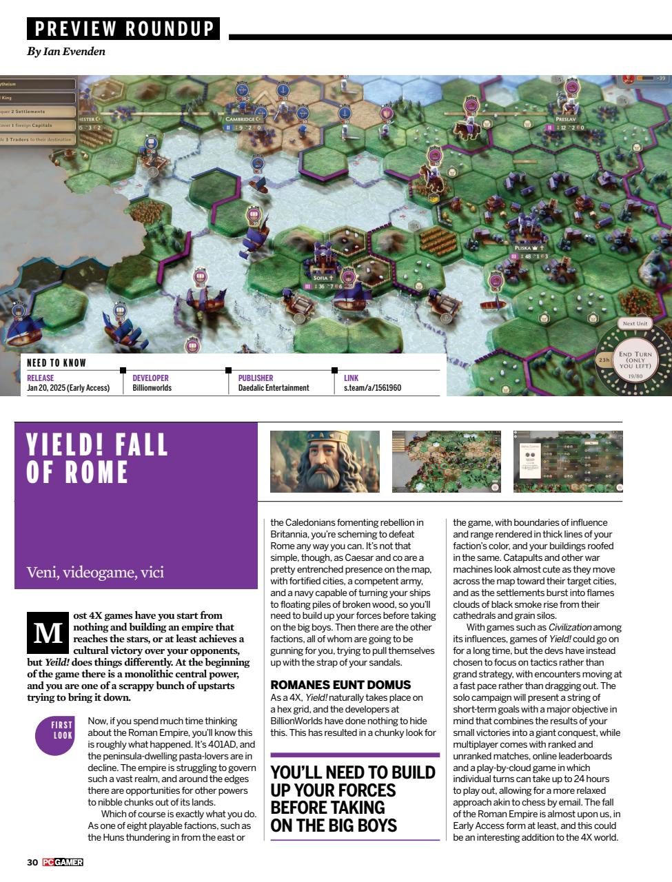 PC Gamer (US Edition) Preview Pages