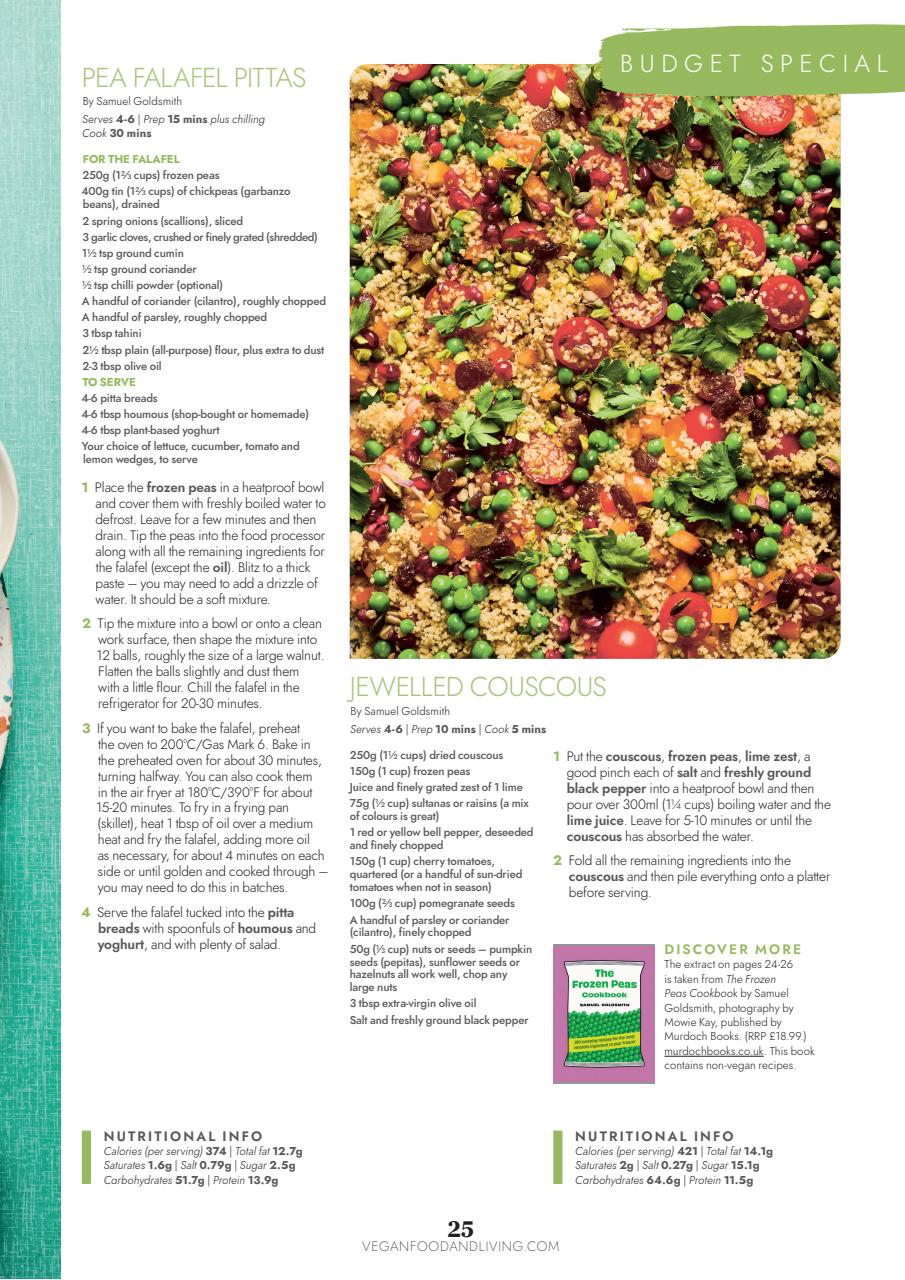 Vegan Food & Living Magazine Preview Pages