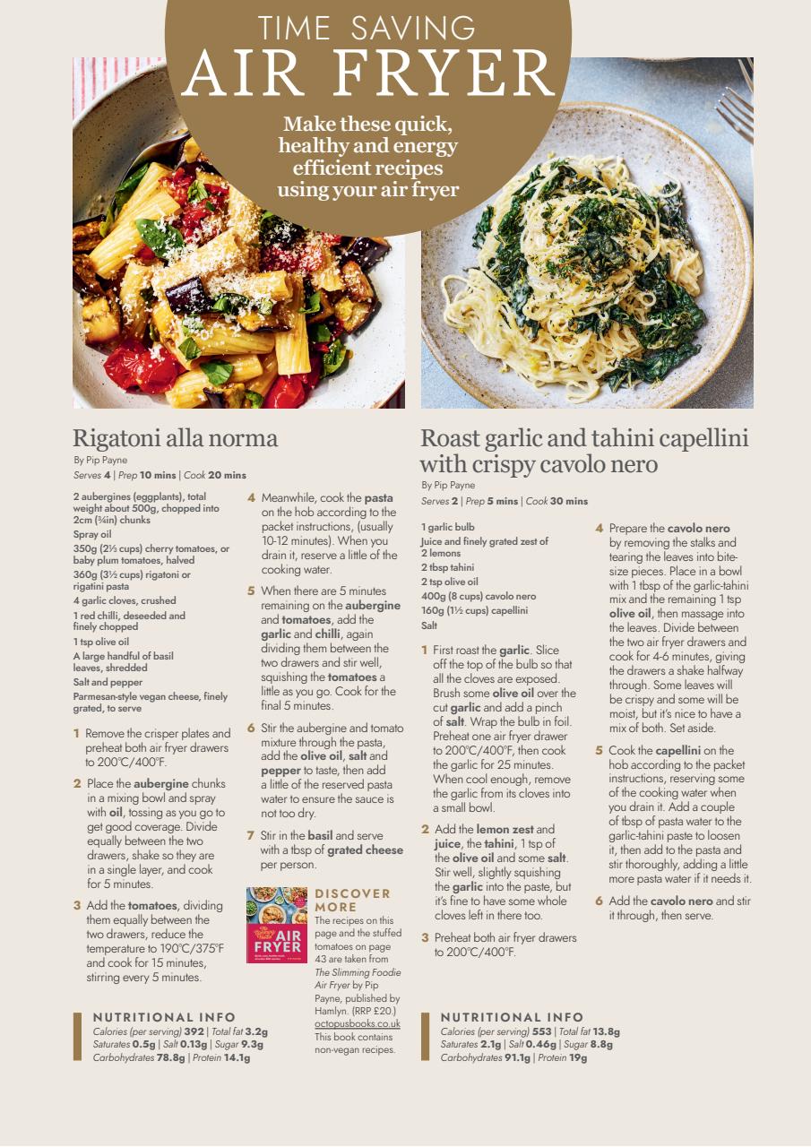 Vegan Food & Living Magazine Preview Pages