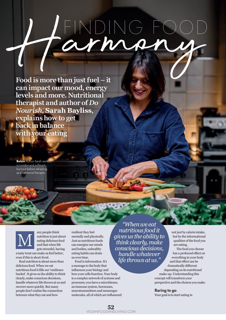 Vegan Food & Living Magazine Preview Pages