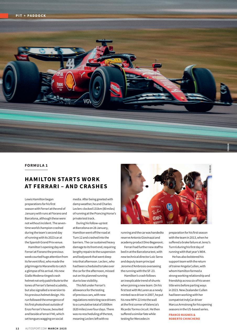Autosport Preview Pages