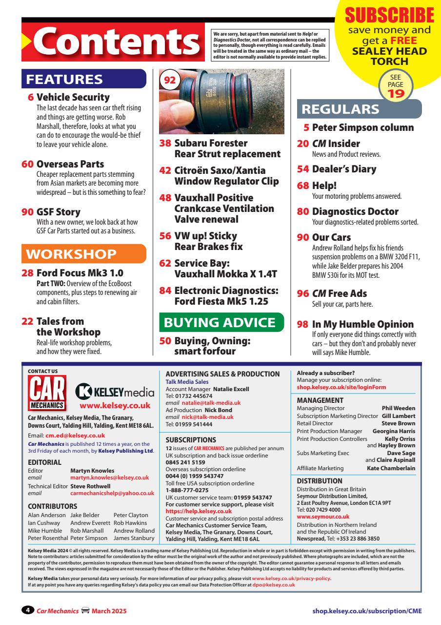 Car Mechanics Preview Pages