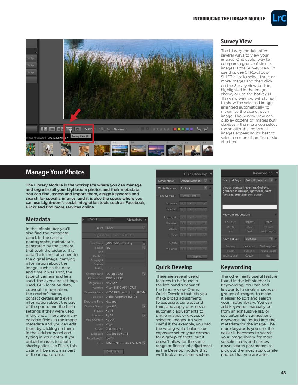 Photoshop Lightroom The Complete Manual Preview Pages