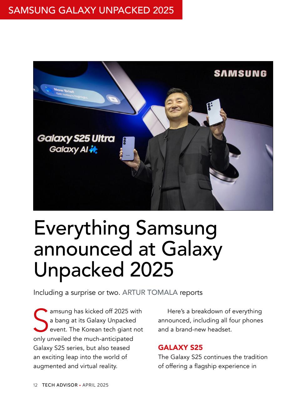 Tech Advisor Preview Pages