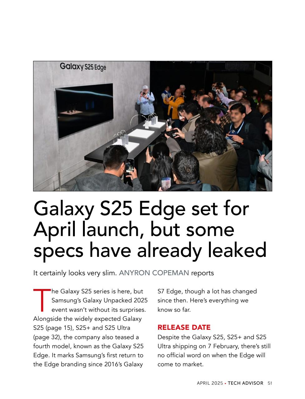 Tech Advisor Preview Pages