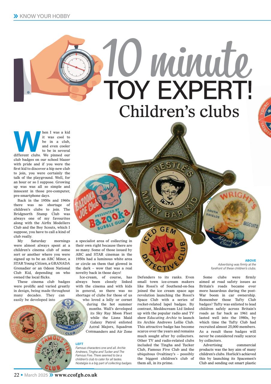 Collectors Gazette Preview Pages