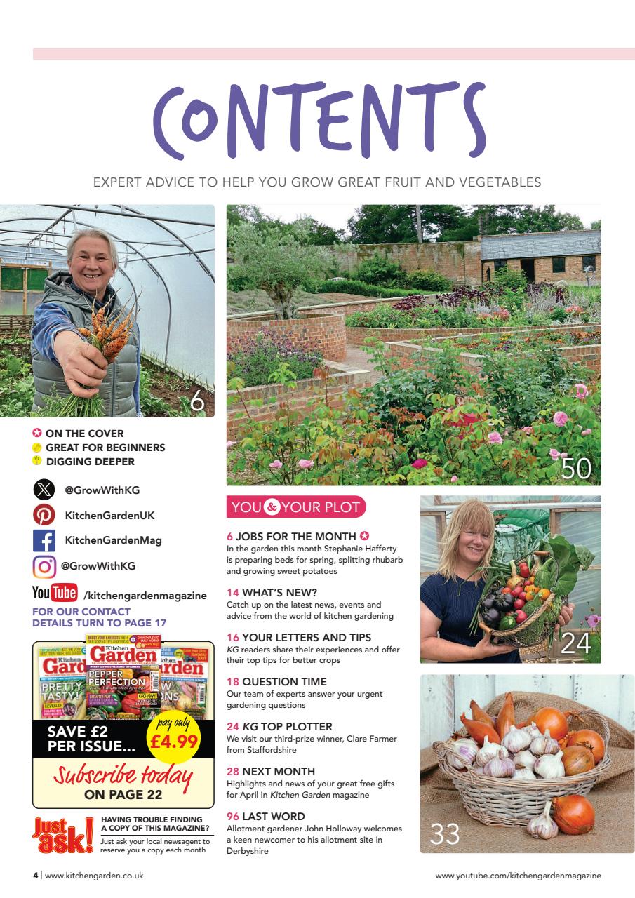 Kitchen Garden Magazine Preview Pages