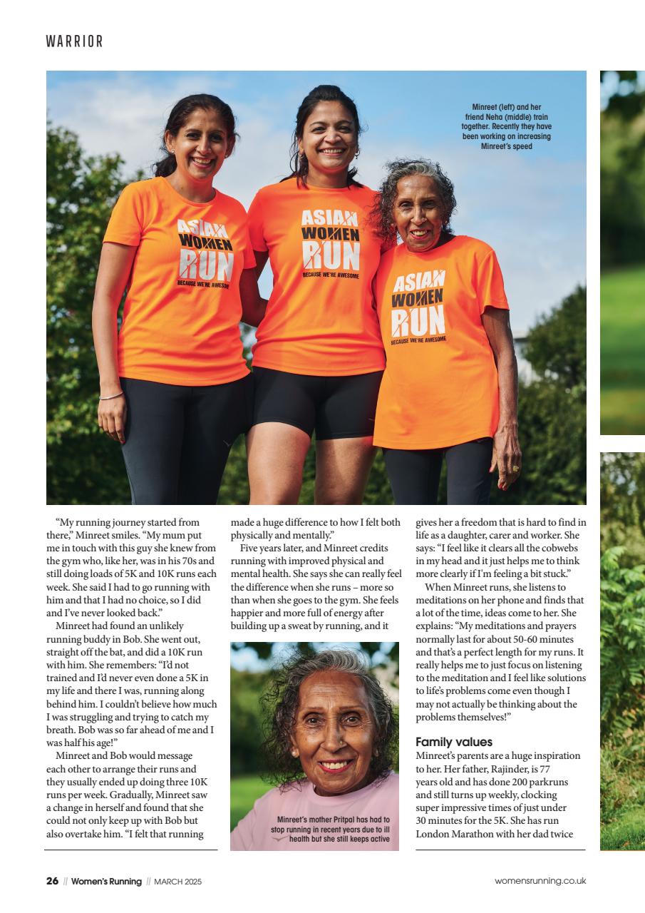 Women’s Running Preview Pages