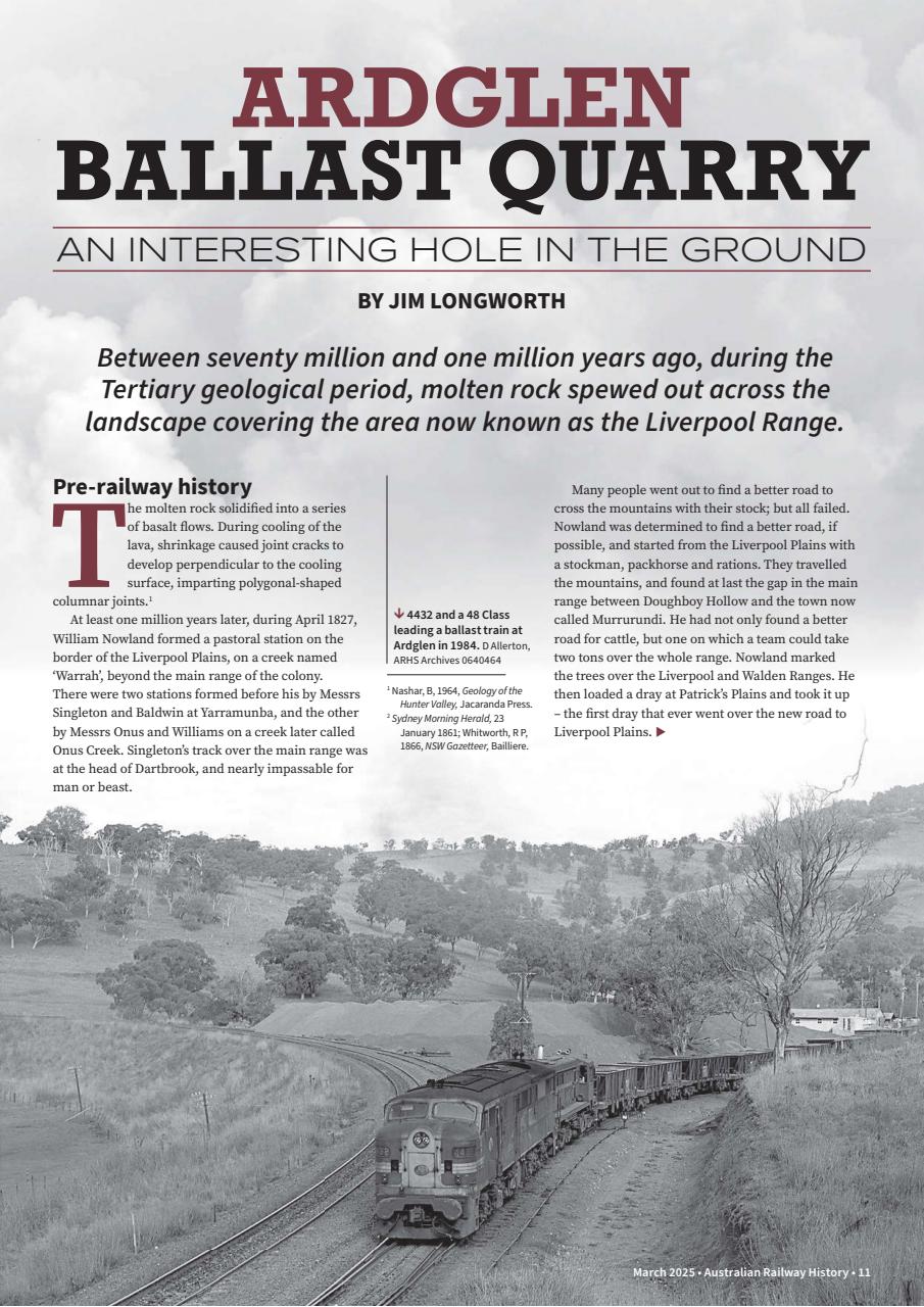 Australian Railway History Preview Pages