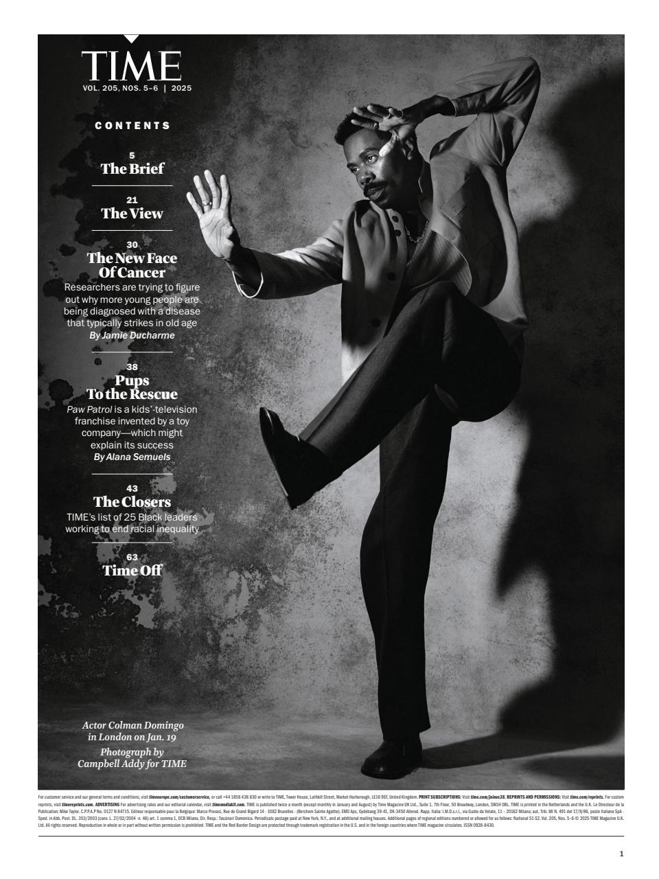 TIME Magazine Europe Preview Pages