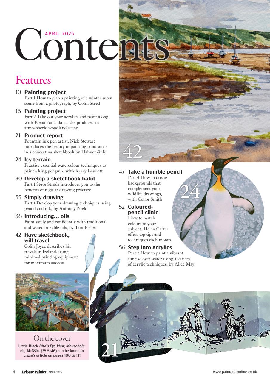 Leisure Painter & The Artist Preview Pages