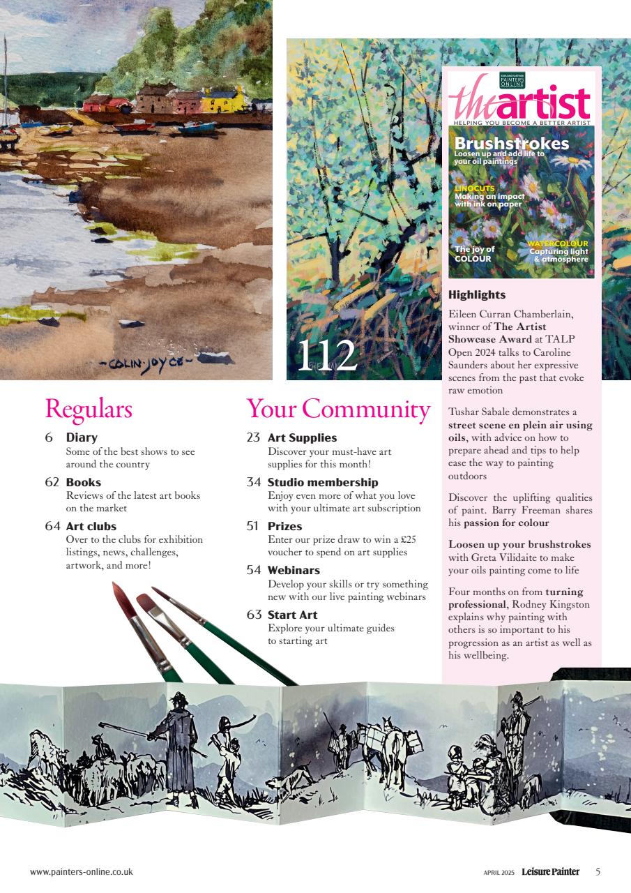 Leisure Painter & The Artist Preview Pages