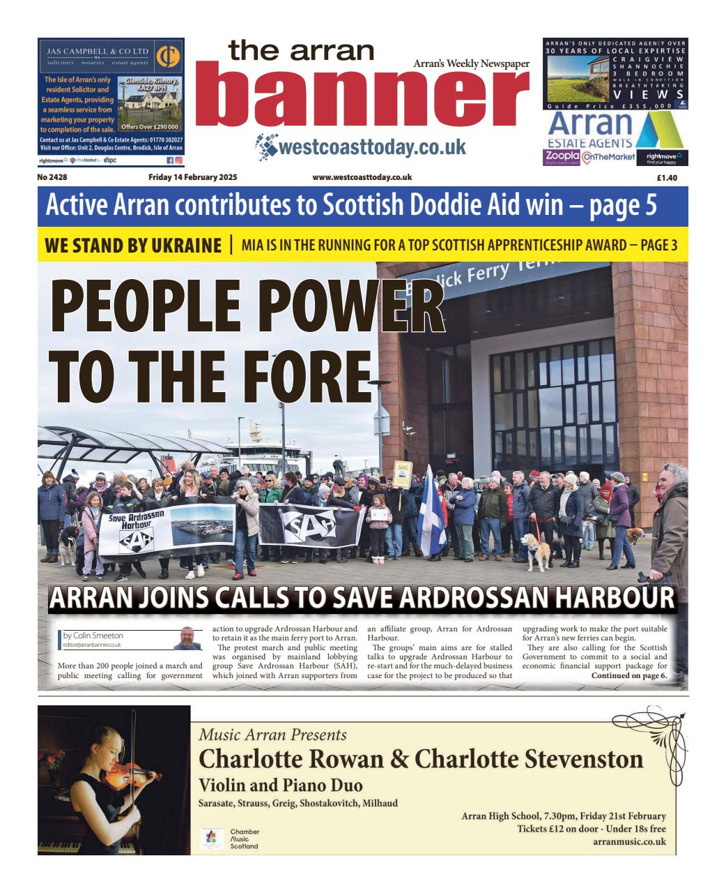 Arran Banner Preview Pages