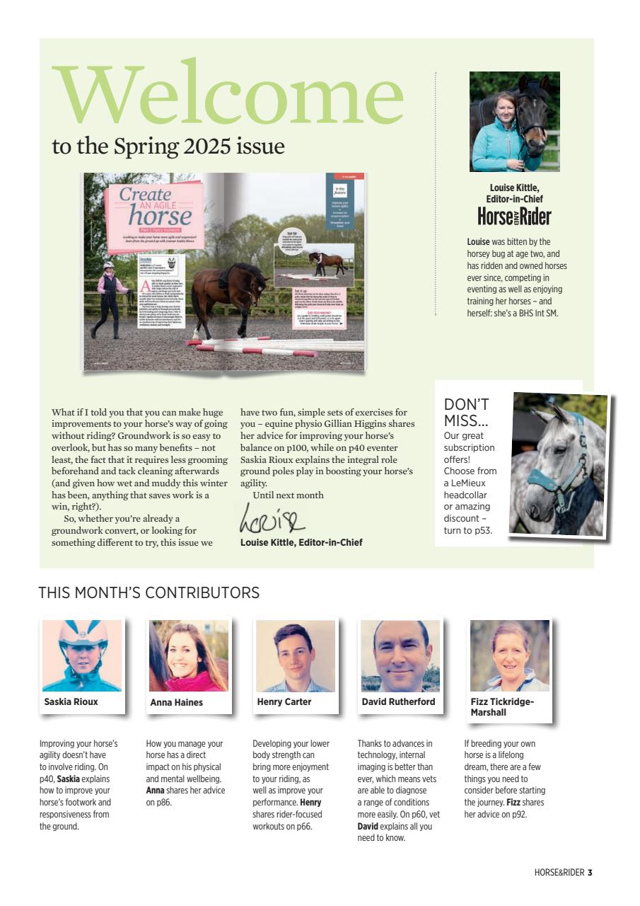 Horse&Rider Magazine - UK equestrian magazine for Horse and Rider Preview Pages