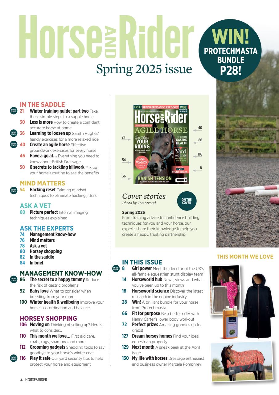 Horse&Rider Magazine - UK equestrian magazine for Horse and Rider Preview Pages