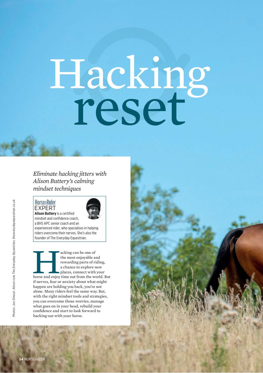 Horse&Rider Magazine - UK equestrian magazine for Horse and Rider Preview Pages