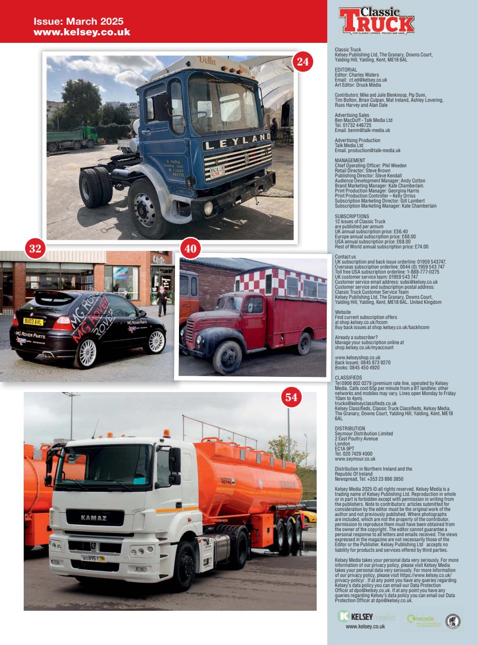 Classic Truck Preview Pages