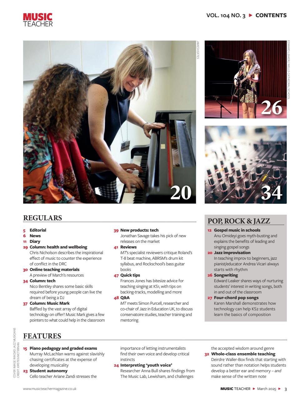 Music Teacher Preview Pages