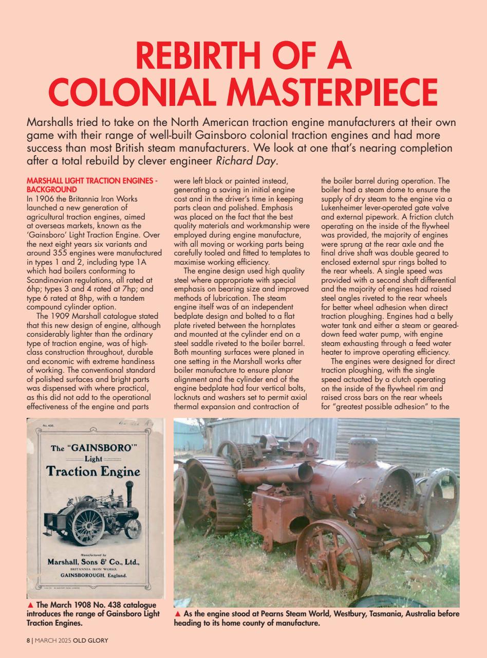 Old Glory Magazine Preview Pages