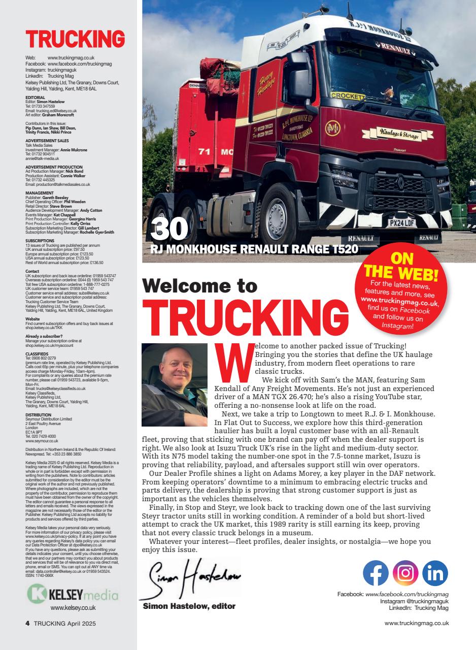 Trucking Magazine Preview Pages