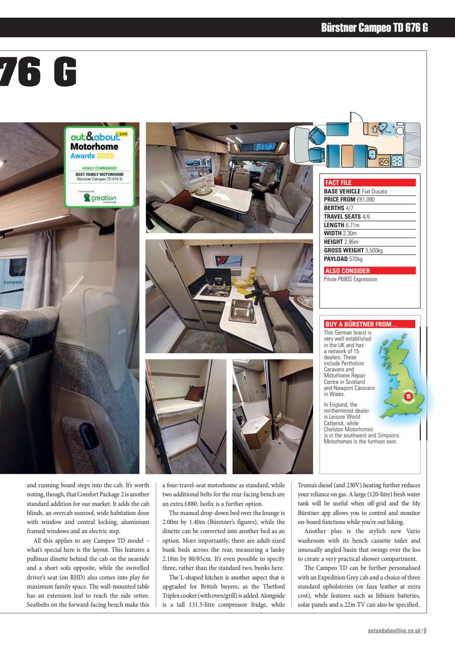What Motorhome magazine Preview Pages