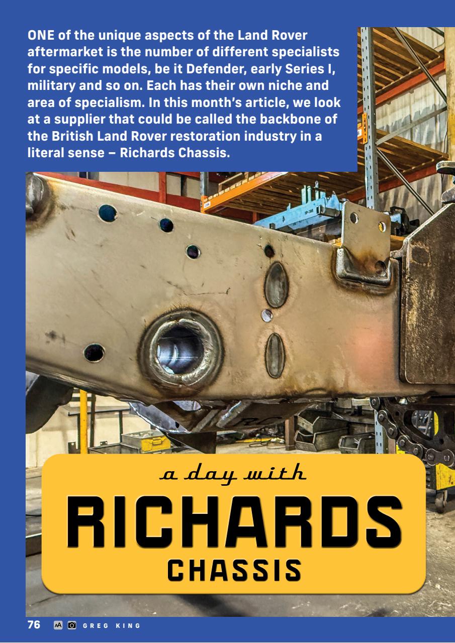 Land Rover Monthly Preview Pages