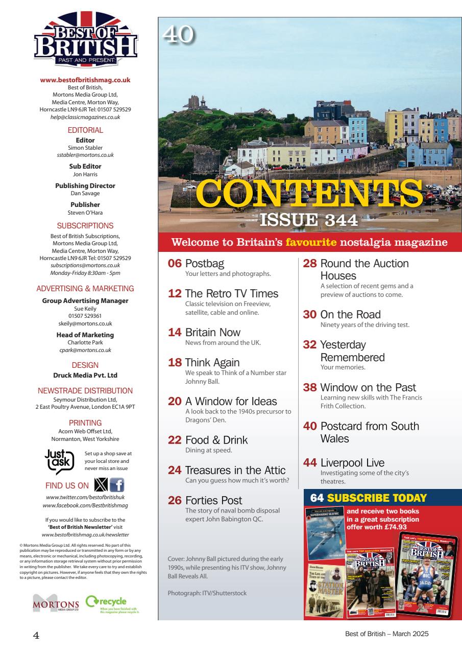 Best of British Preview Pages