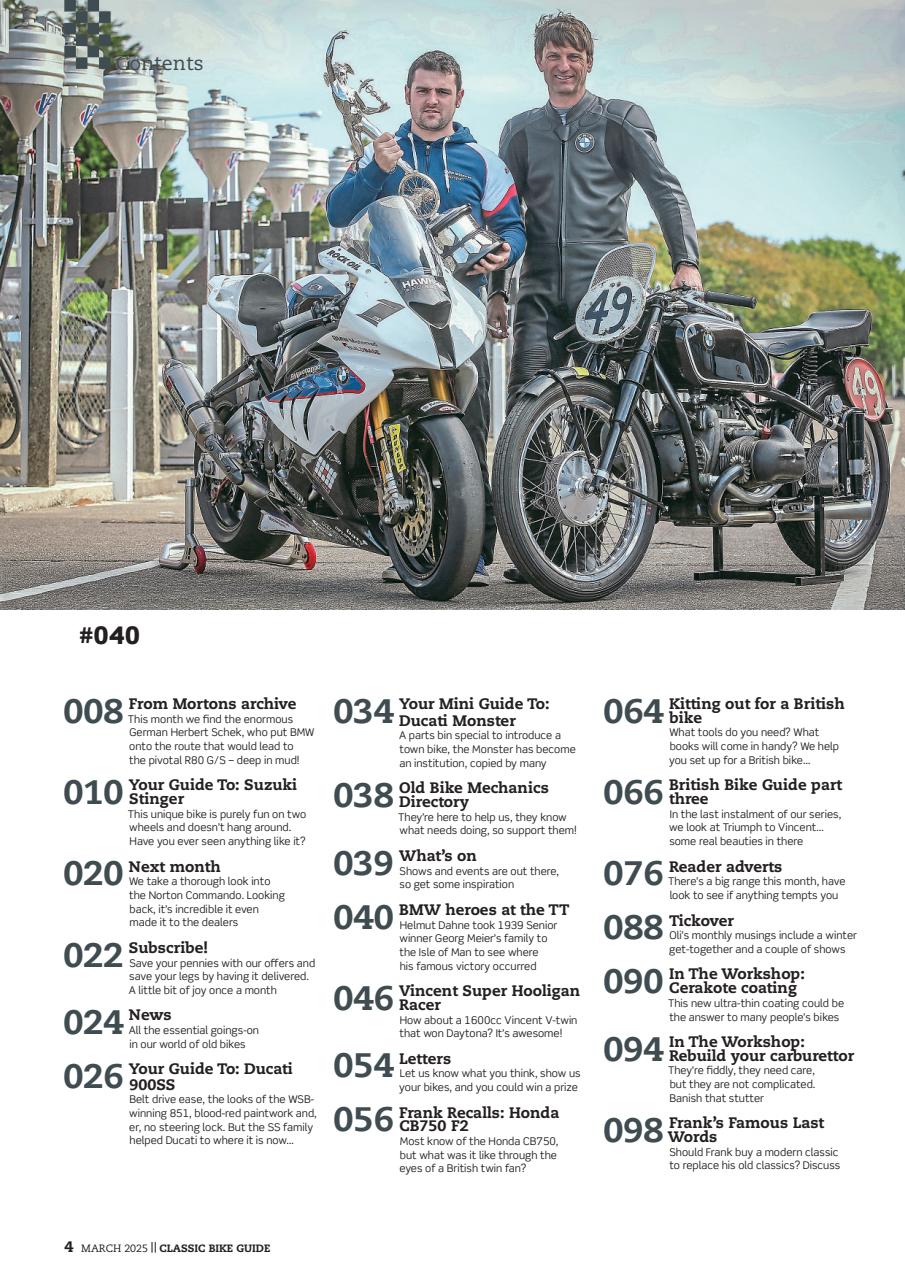 Classic Bike Guide Preview Pages