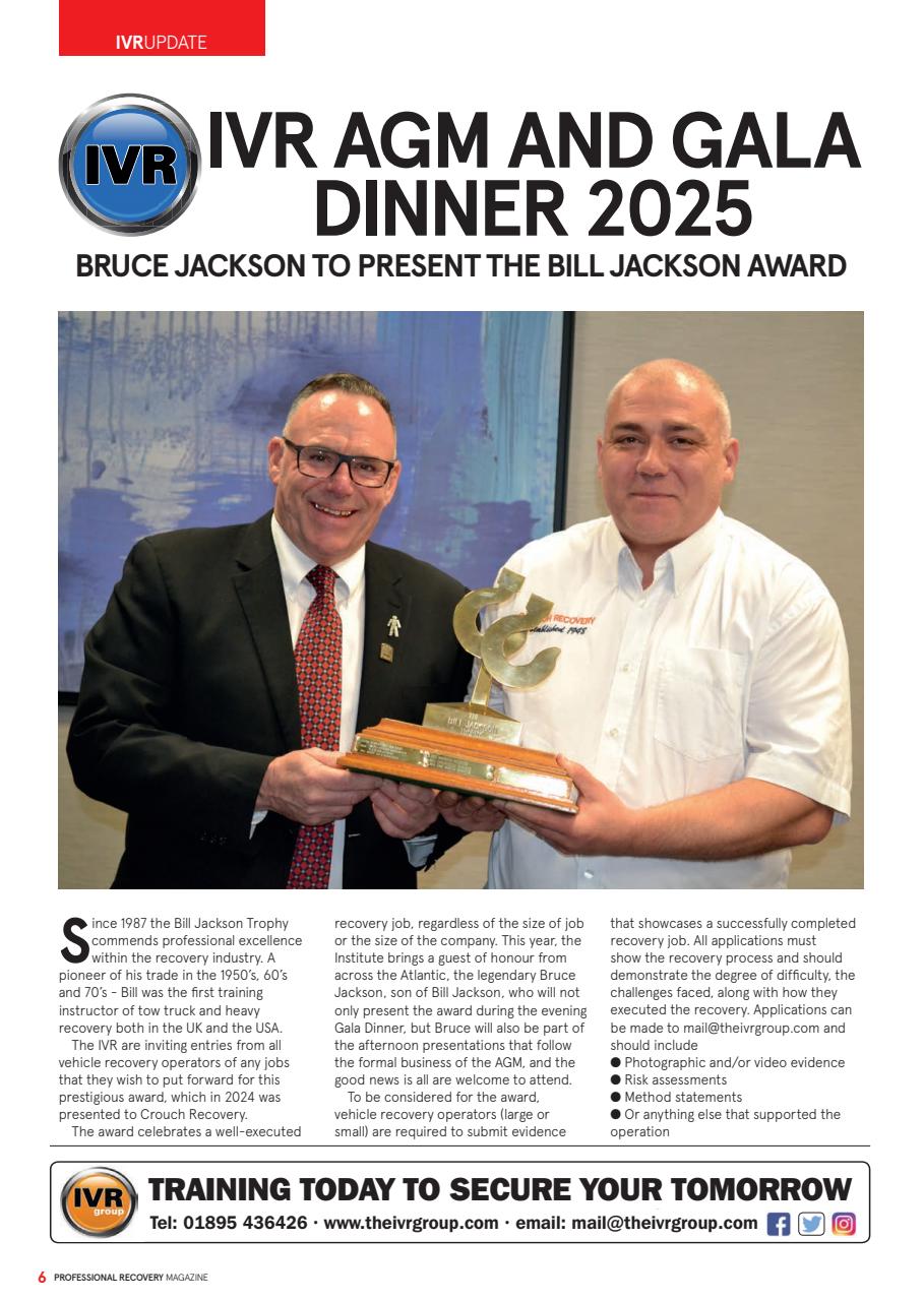 Professional Recovery Magazine Preview Pages