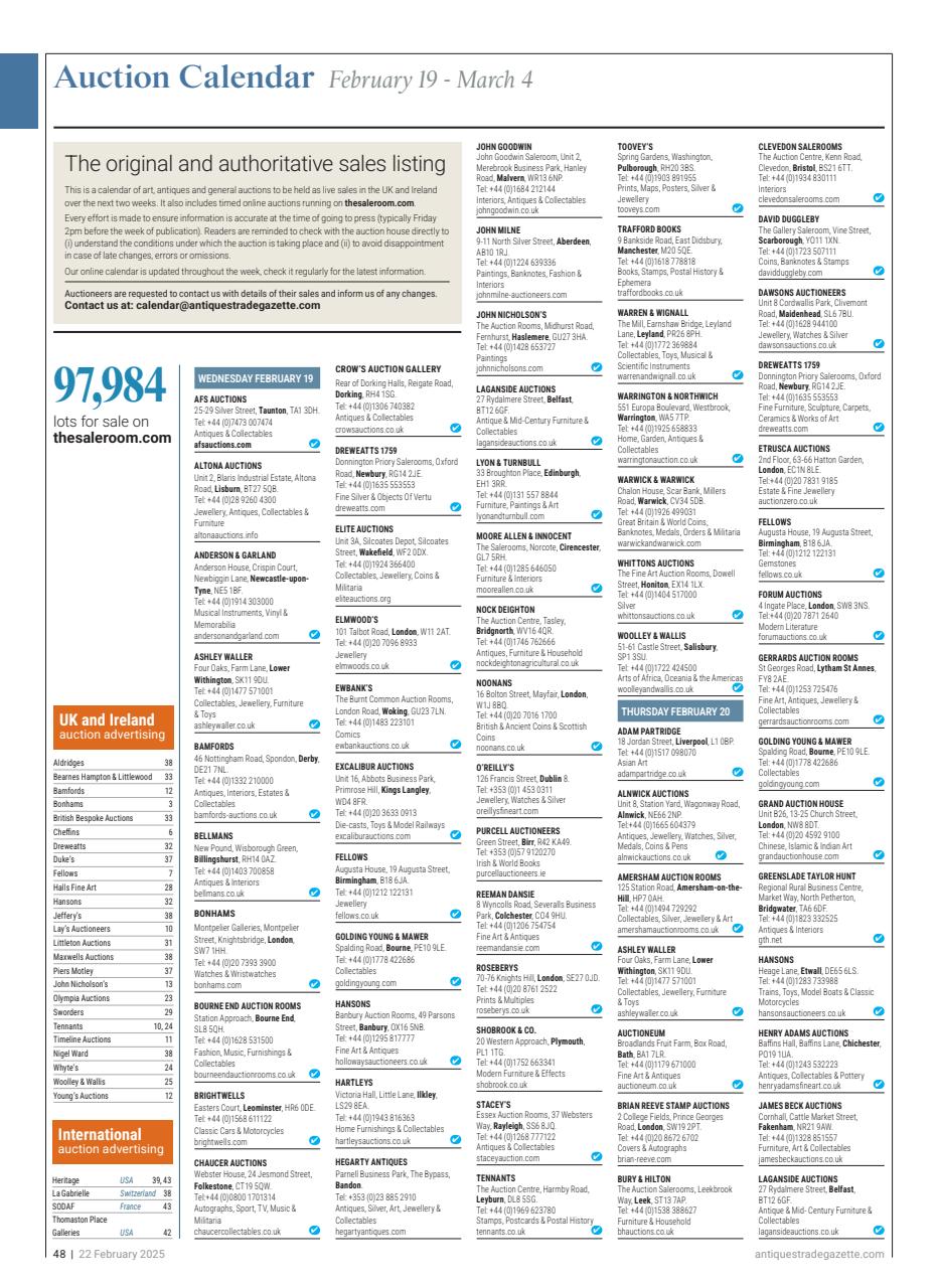 Antiques Trade Gazette Preview Pages