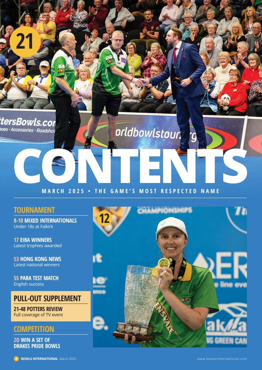 Bowls International Preview Pages