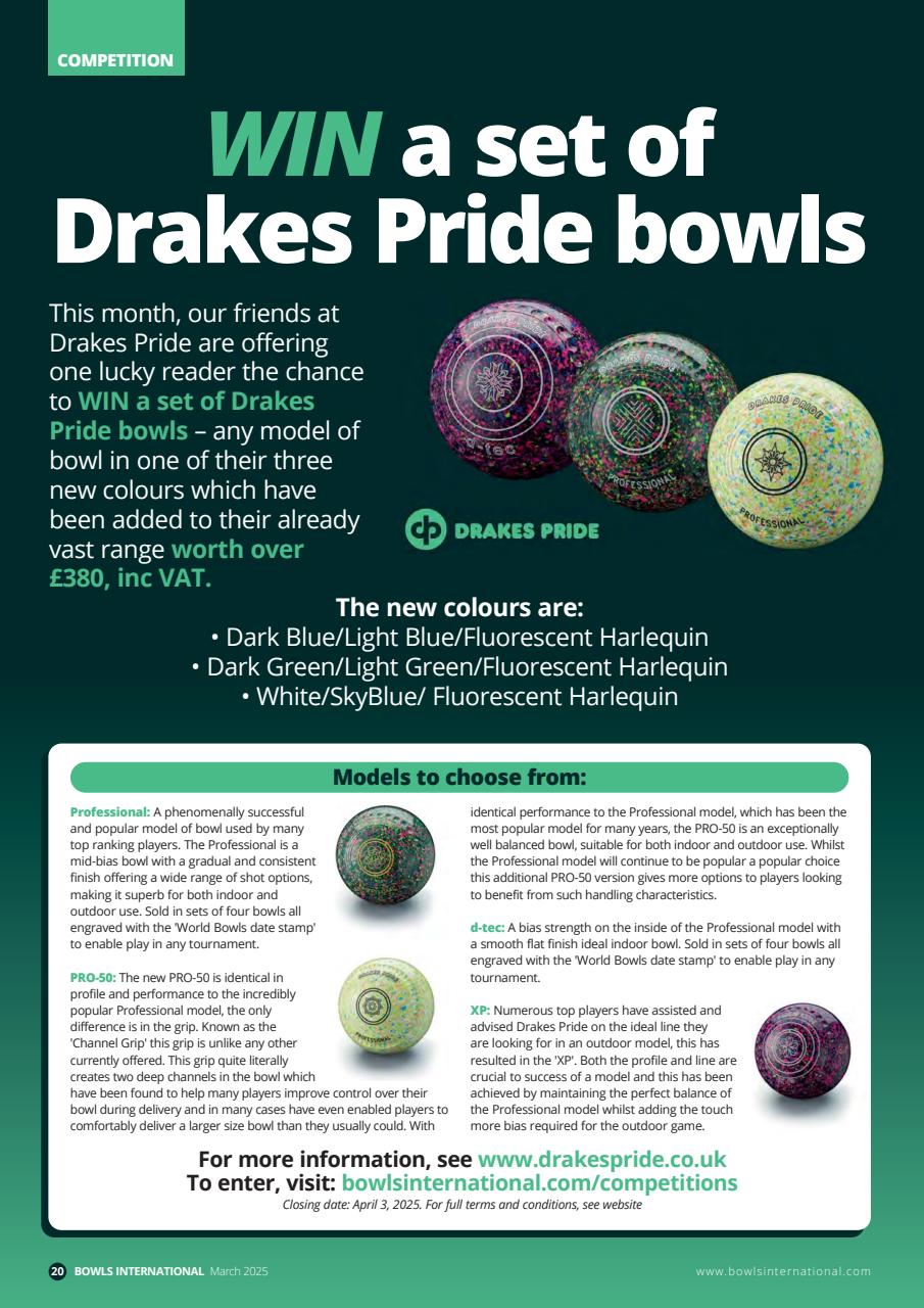 Bowls International Preview Pages