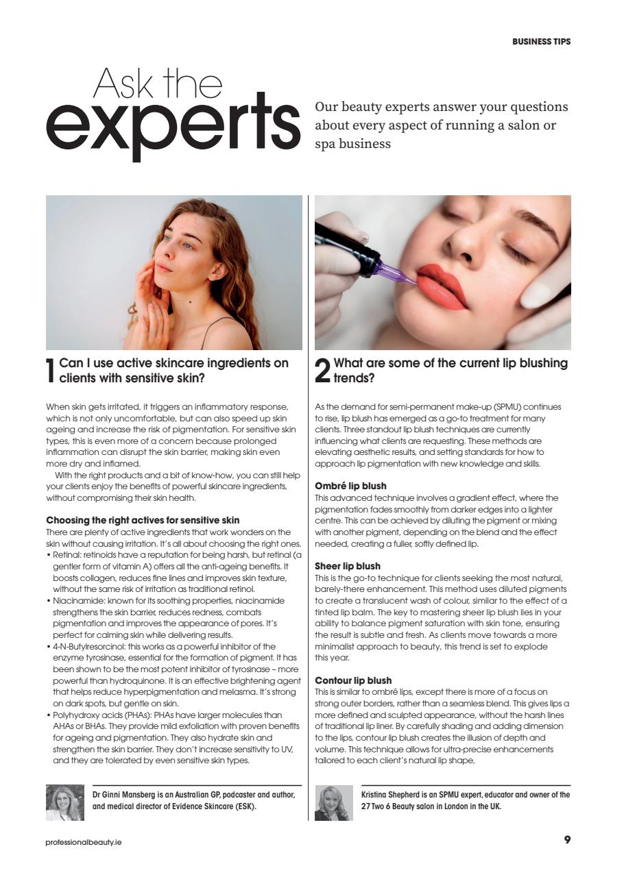 Professional Beauty & HJ Ireland Preview Pages