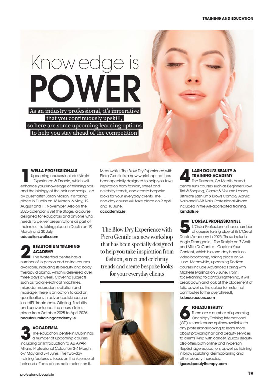 Professional Beauty & HJ Ireland Preview Pages