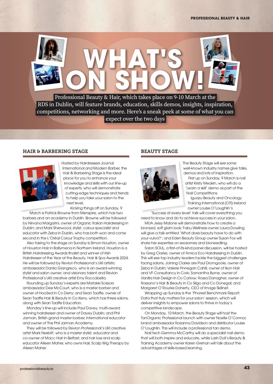 Professional Beauty & HJ Ireland Preview Pages
