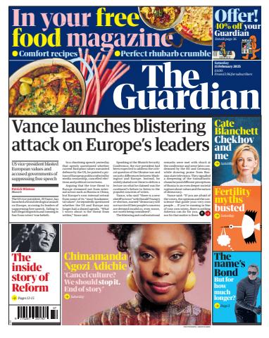 The Guardian Newspaper issue Saturday, 15 February 2025