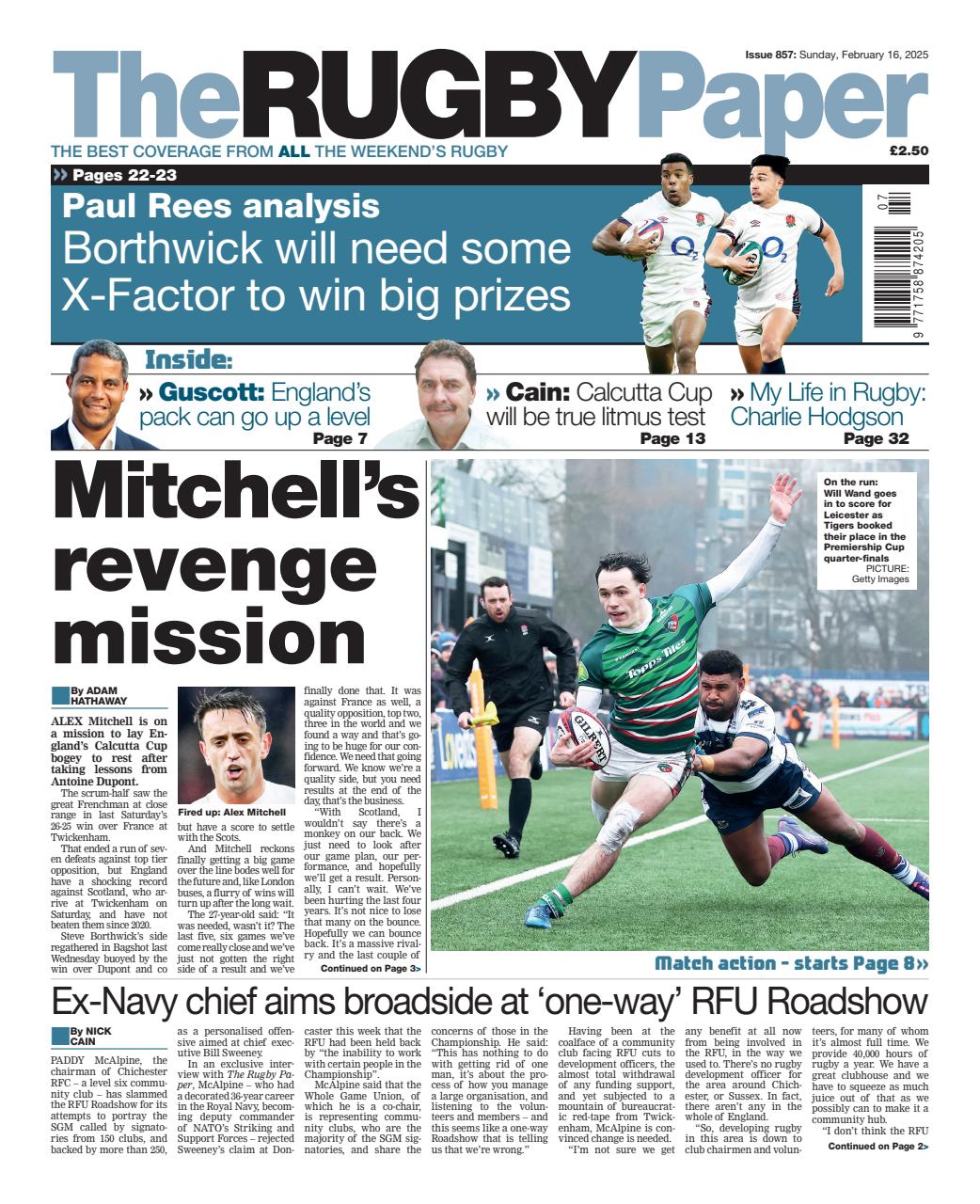 The Rugby Paper Preview Pages