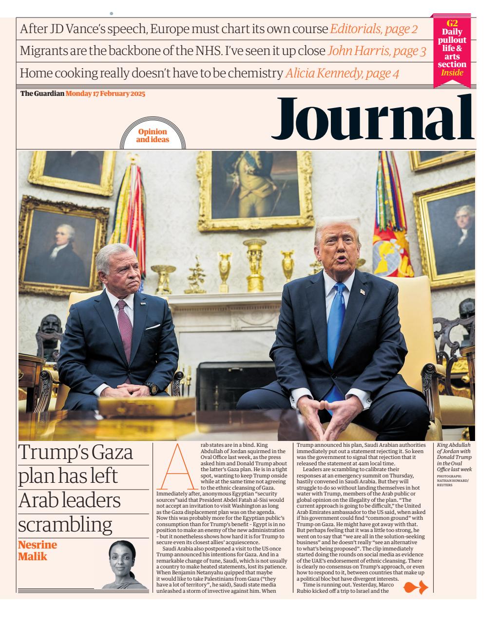The Guardian Newspaper Preview Pages