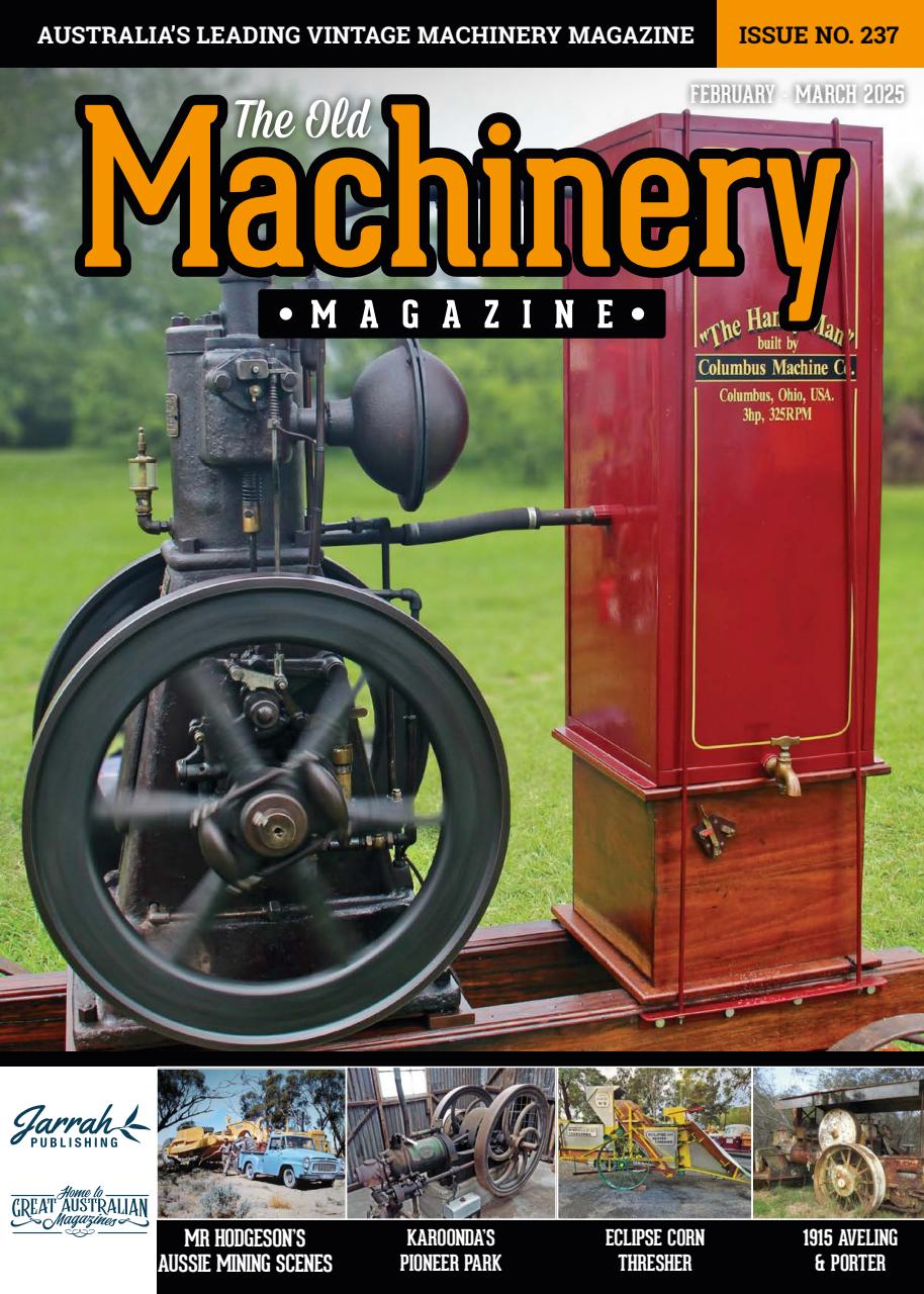 The Old Machinery Magazine Preview Pages
