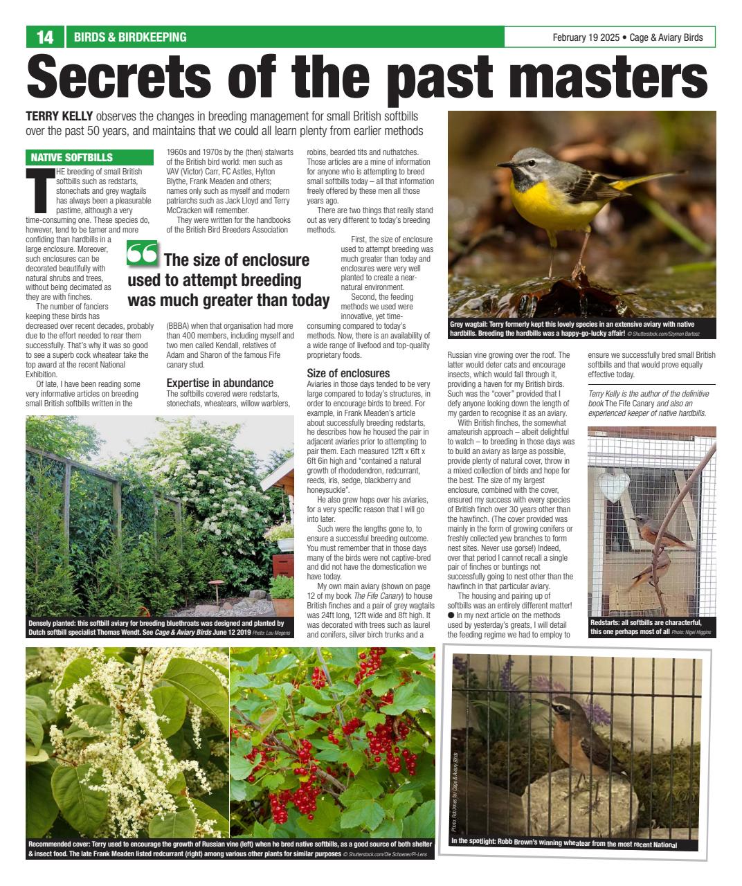 Cage & Aviary Birds Preview Pages