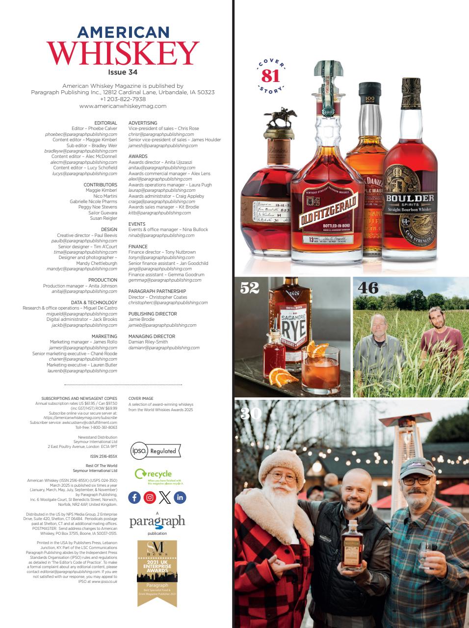 American Whiskey Magazine Preview Pages