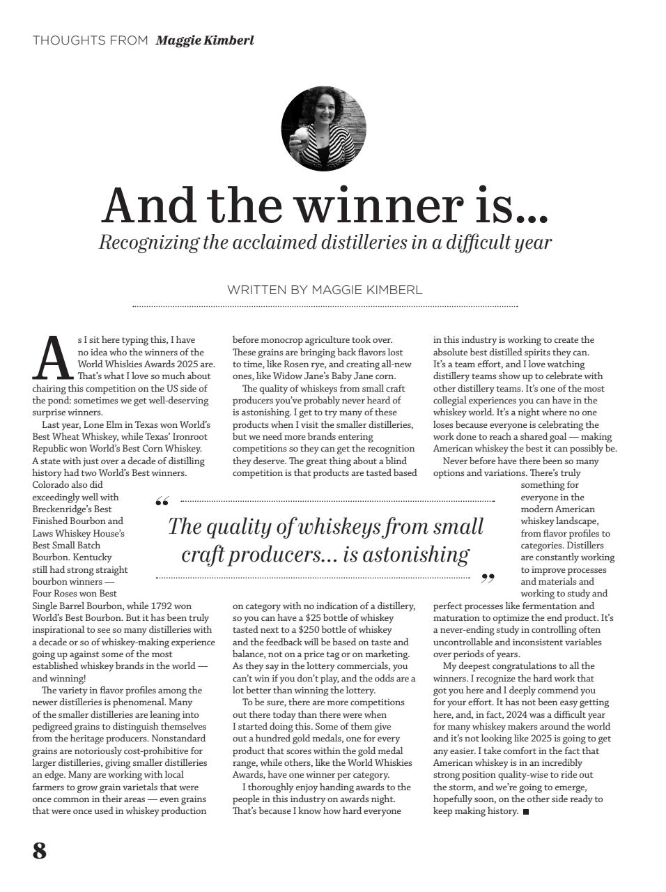 American Whiskey Magazine Preview Pages