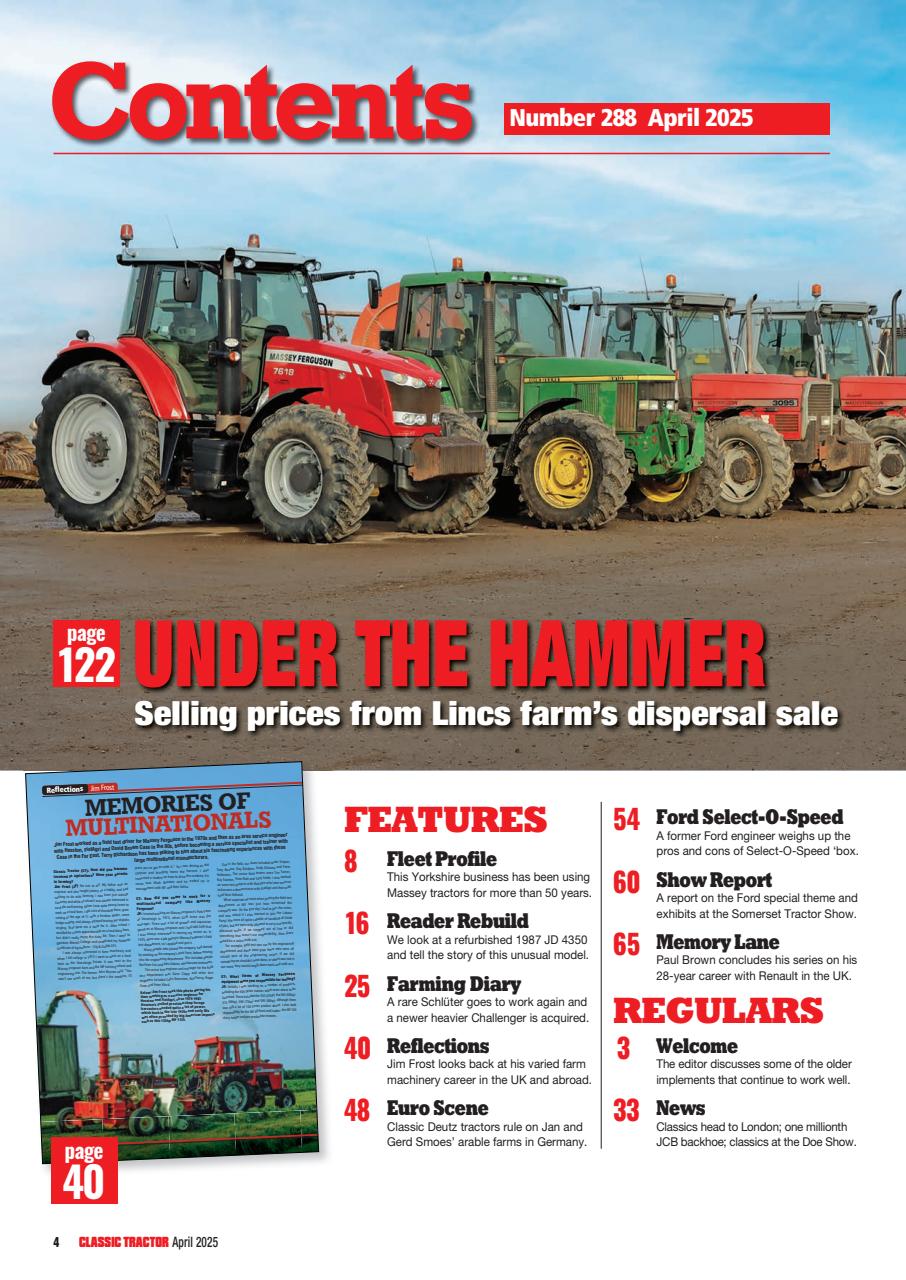 Classic Tractor Preview Pages