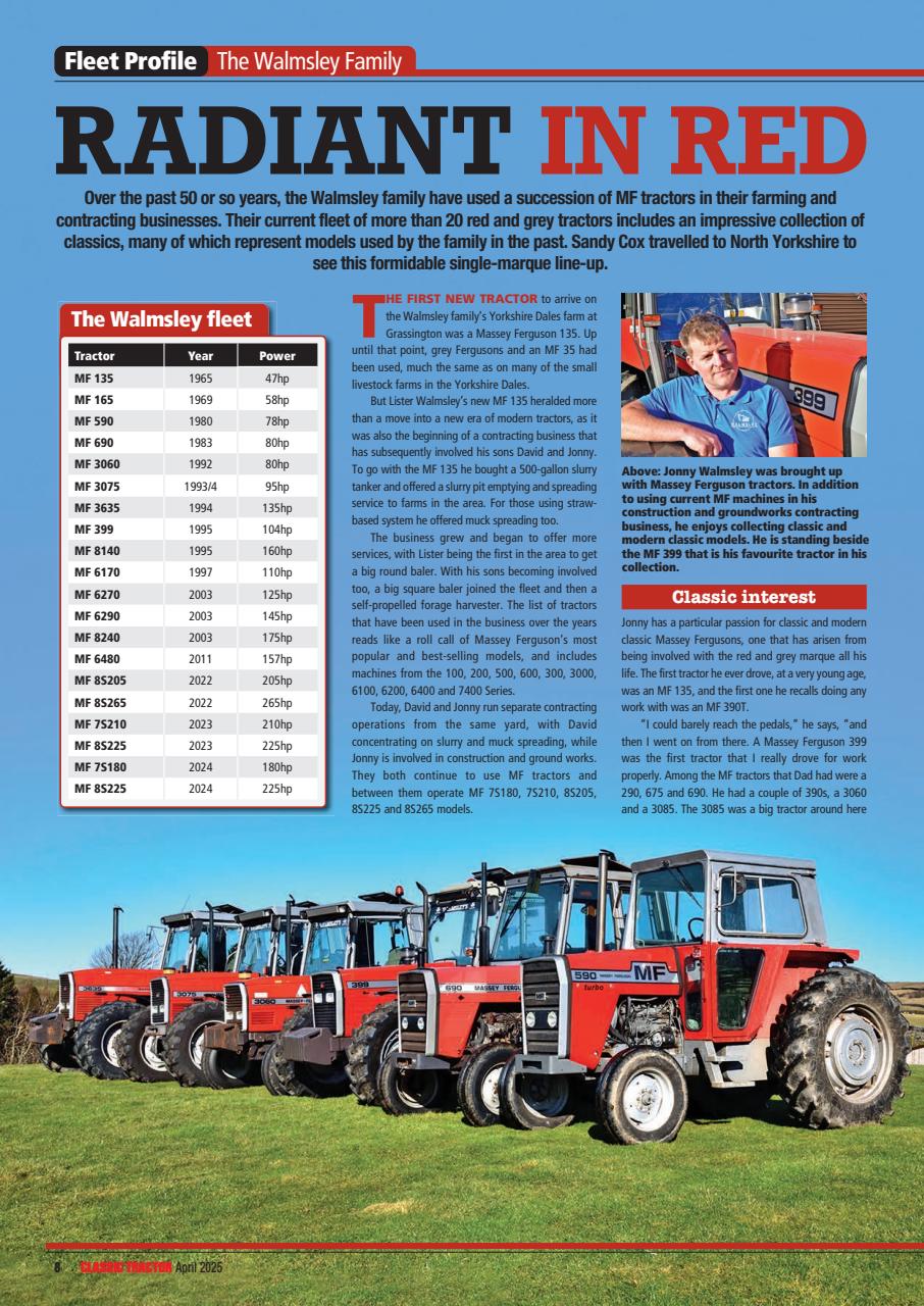 Classic Tractor Preview Pages