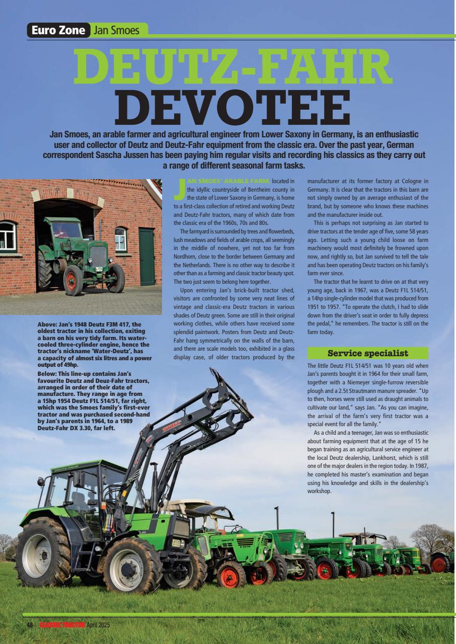 Classic Tractor Preview Pages